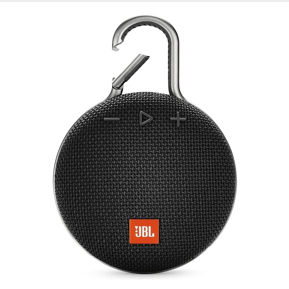 JBL Clip 3, Black - Waterproof, Durable & Portable Bluetooth Speaker
